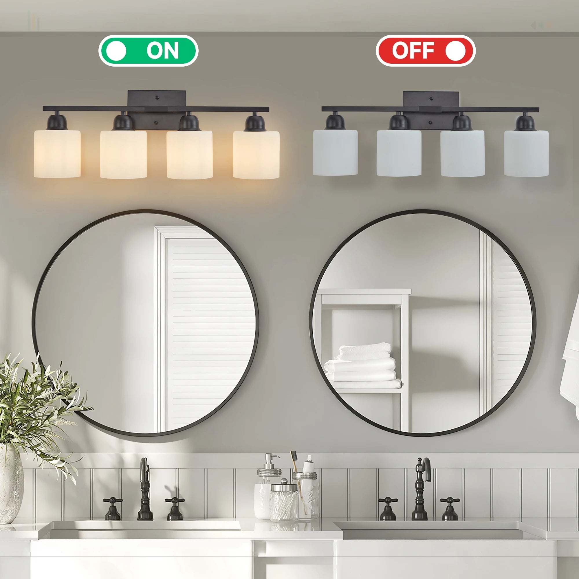 4-Light Bathroom Light Fixture