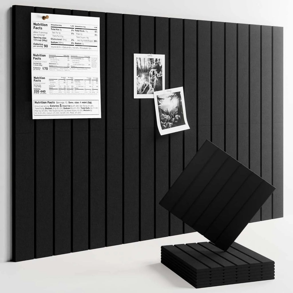 6/12PCS Felt Wall Panel Stickers