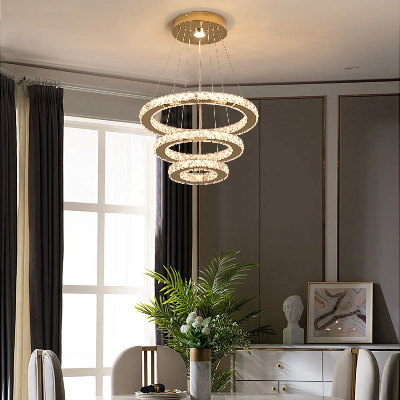 French luxury crystal chandelier For  living room
