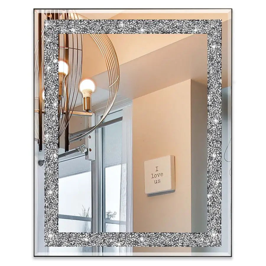 Crystal Crush Diamond,Rectangular Mirror 16x20