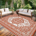 Reversible Waterproof Outdoor Patio Rug,