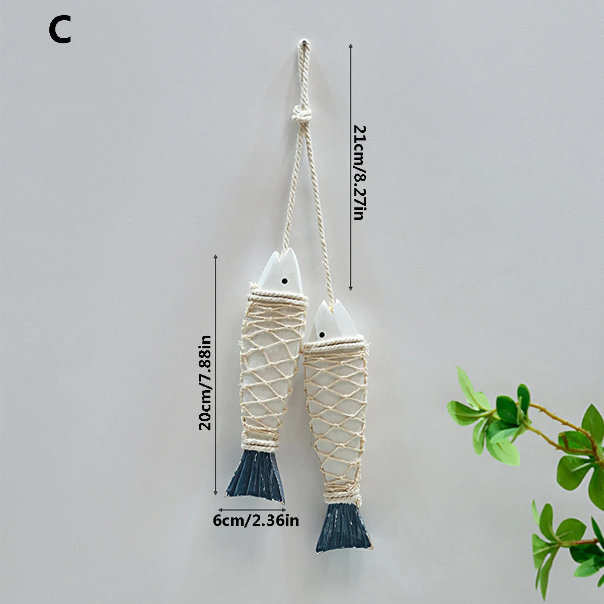 Mediterranean Woodfish wall hanging