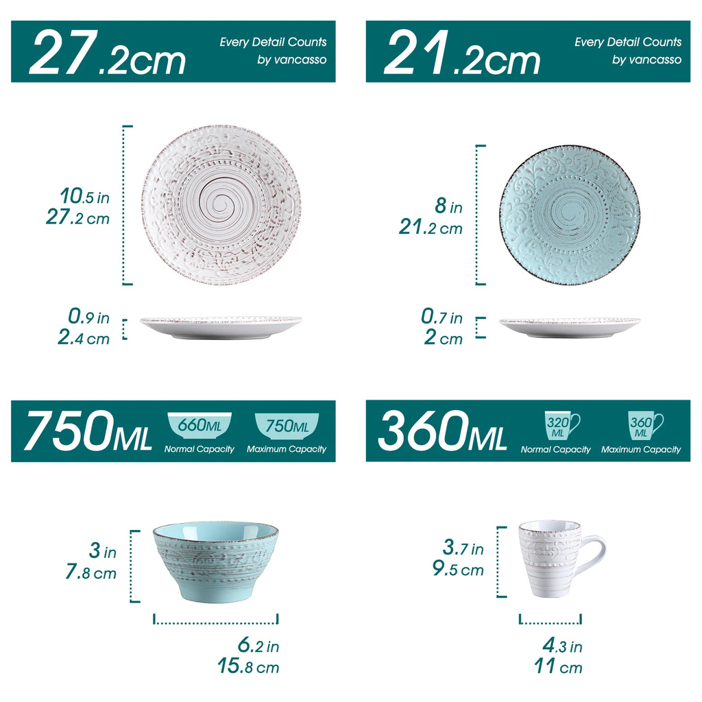 vancasso Ceremic Tableware Set