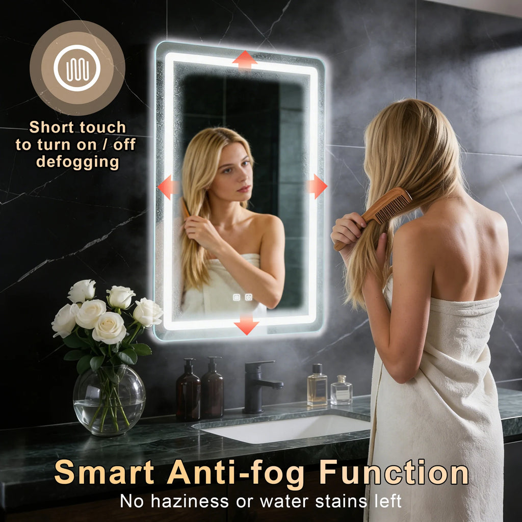 LED Bathroom Mirror Vanity Mirrors with Back lit Lights