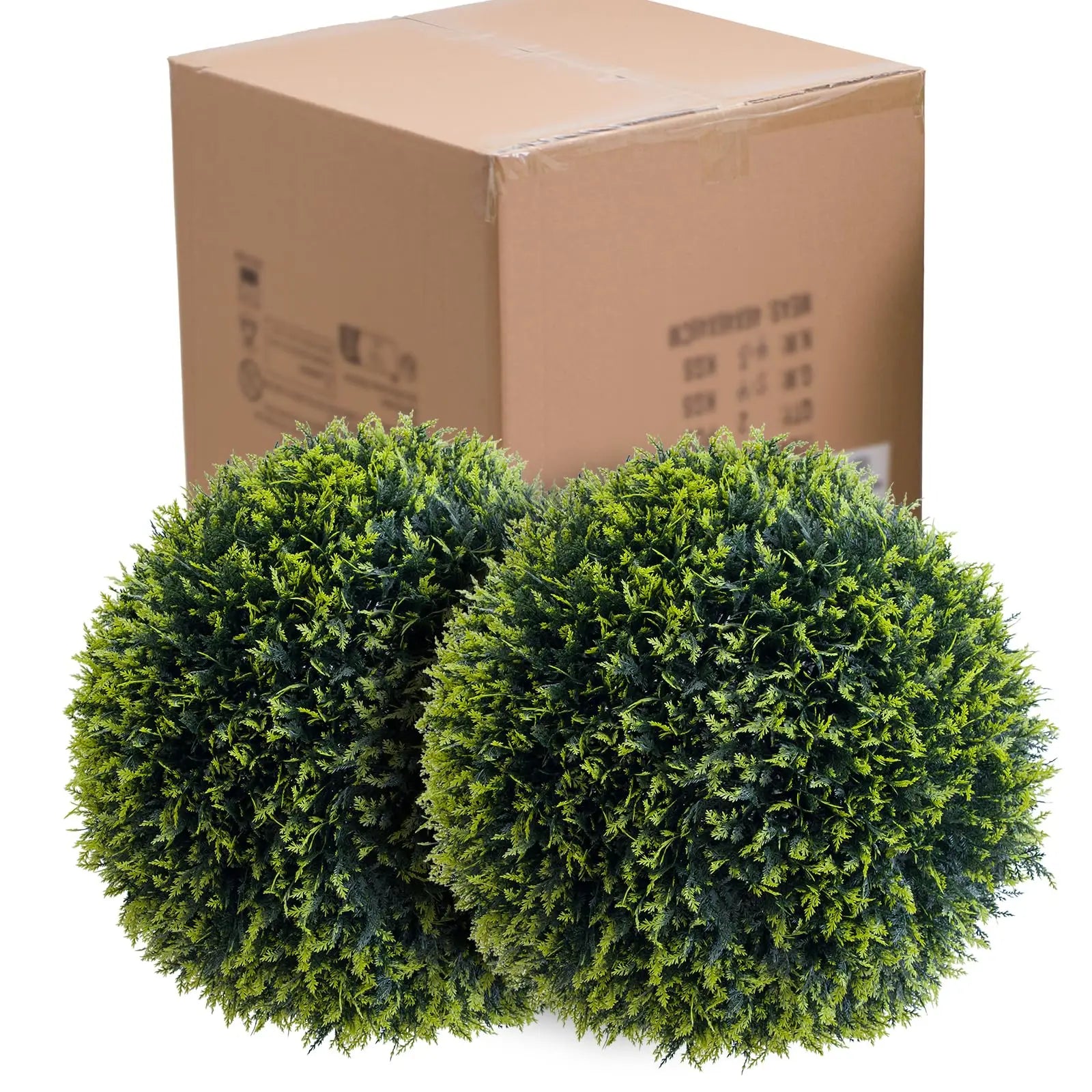 New Topiary Balls Artificial Outdoor Set of 2,