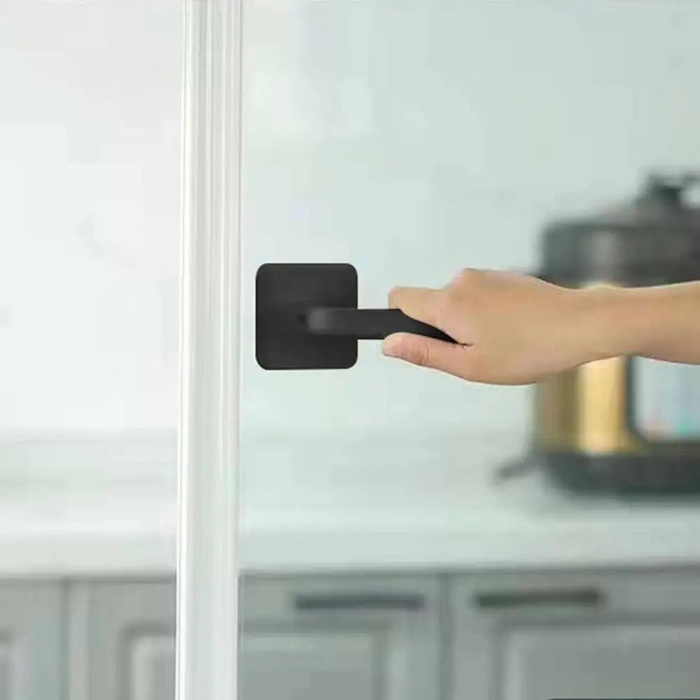 2 Pcs Black Adhesive Hooks