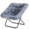 Soft Faux Fur Large Size Folding Lounge Chair