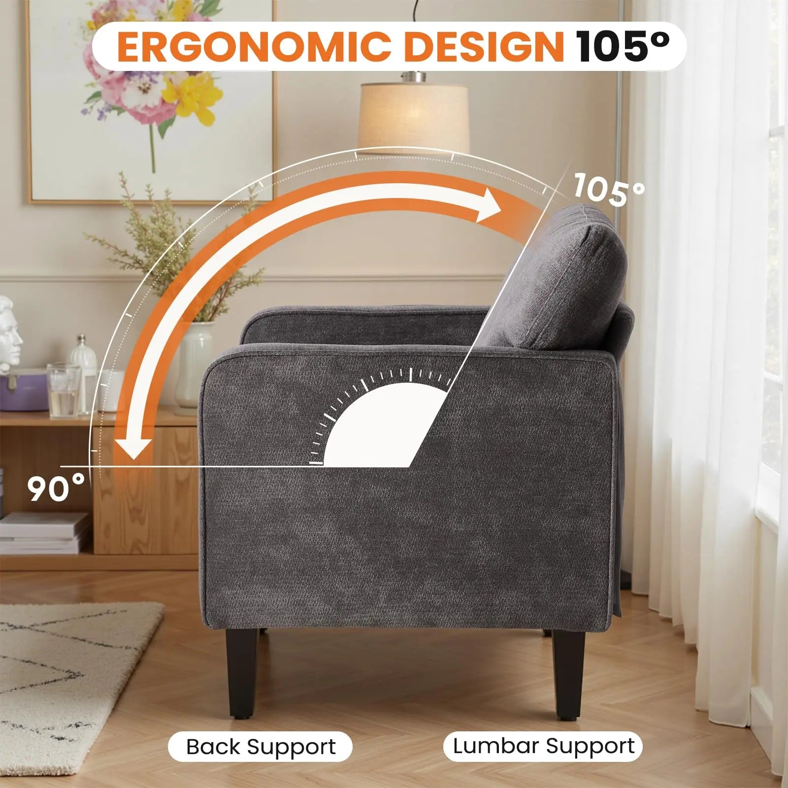 Modern Accent Chairs for Living Room