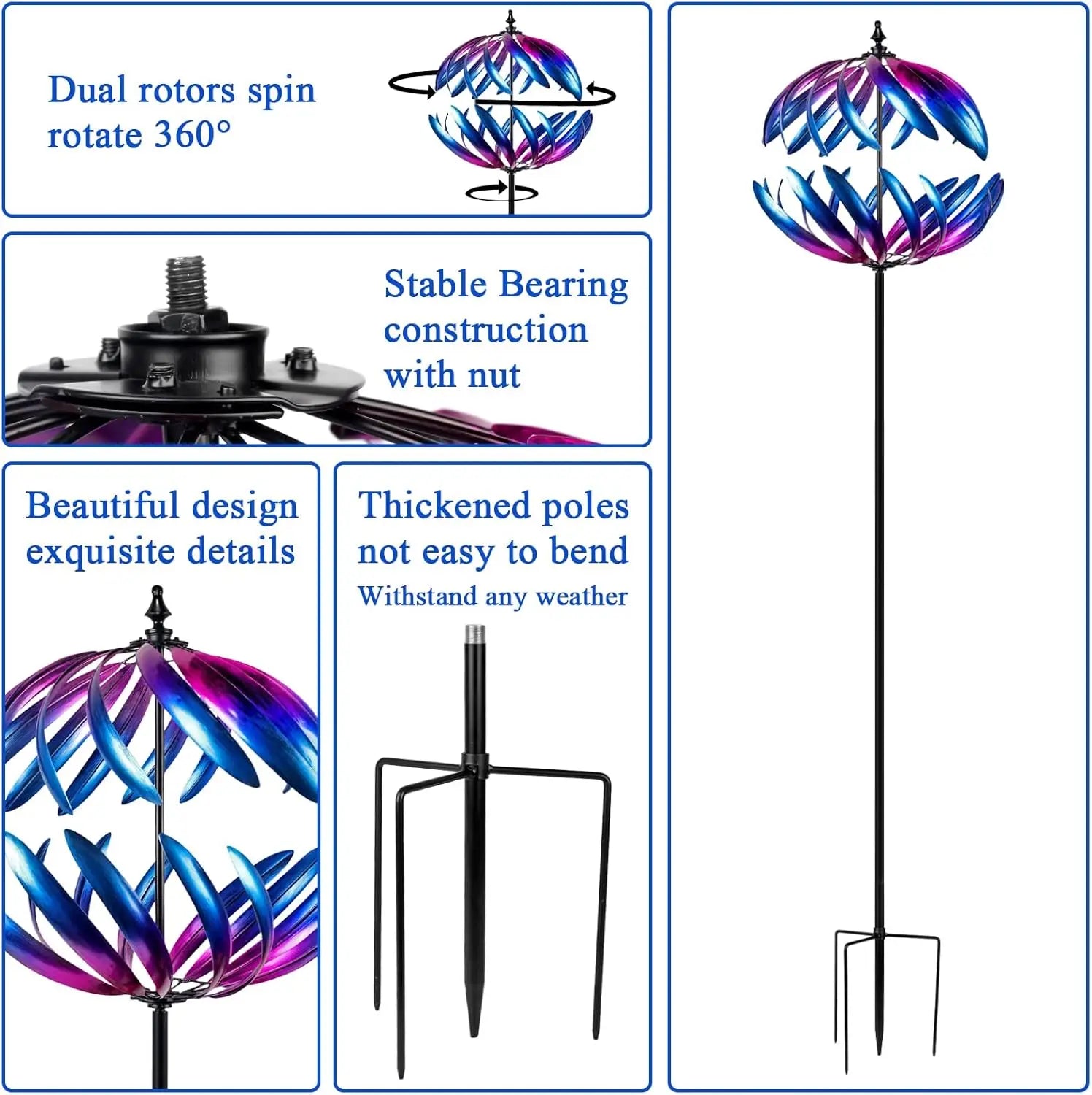 Outdoor Wind Spinner for the garden
