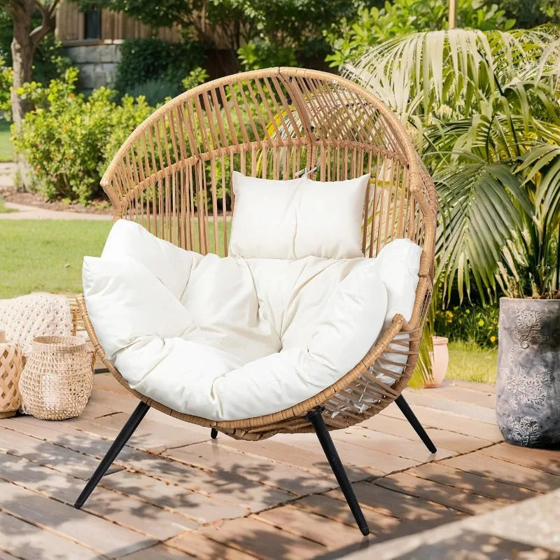 Outdoor Wicker Egg Chair For the Patio