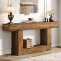 Console Table with U-Shaped Base,
