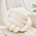 Handmade Soft Knotted Round Pillow