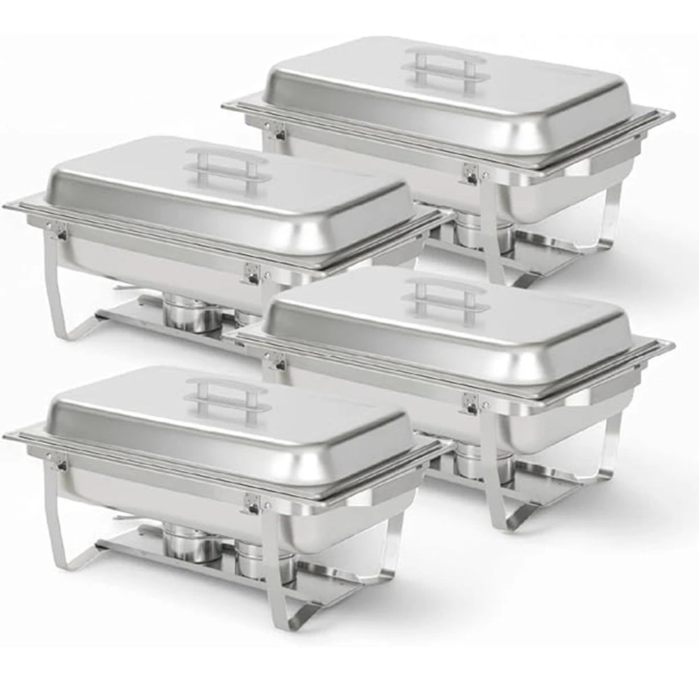 Chafing Dish Buffet Set 8QT Stainless Steel 2/4/6Pack
