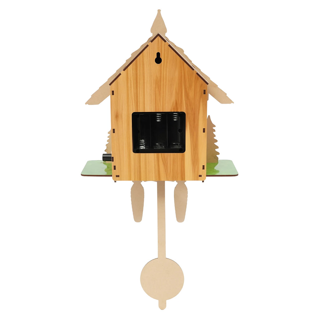 Vintage Cuckoo Wall Clock with Bird Chime,