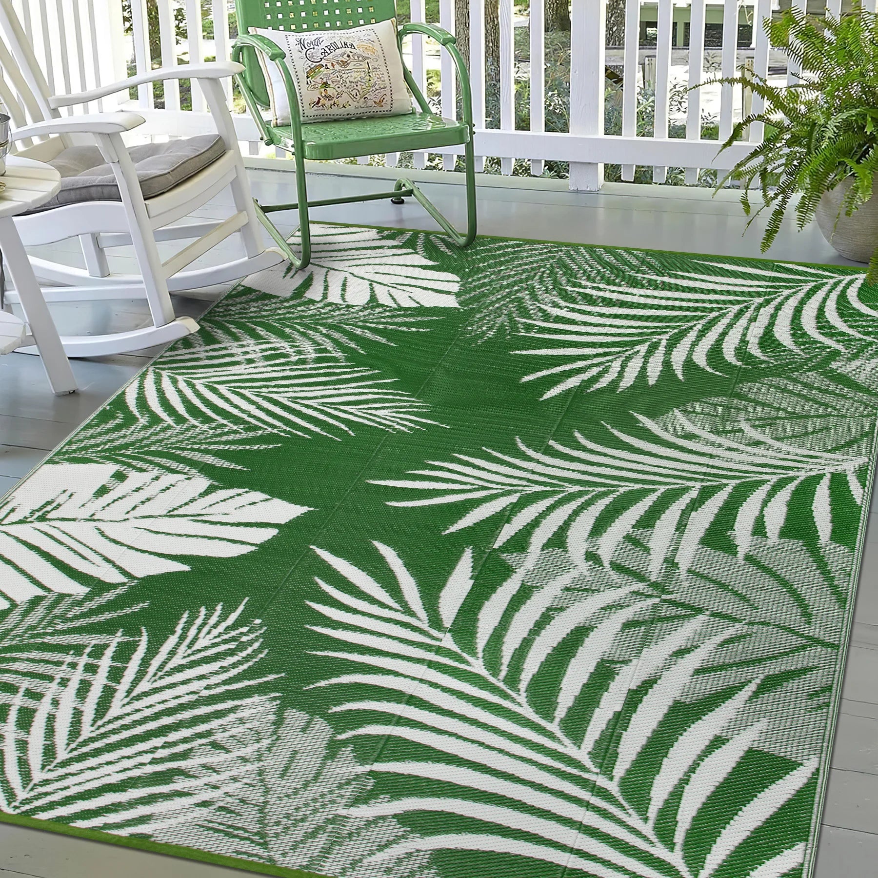 9‘x12' Outdoor Rug Waterproof  Rug Patio Rug Indoor Outdoor