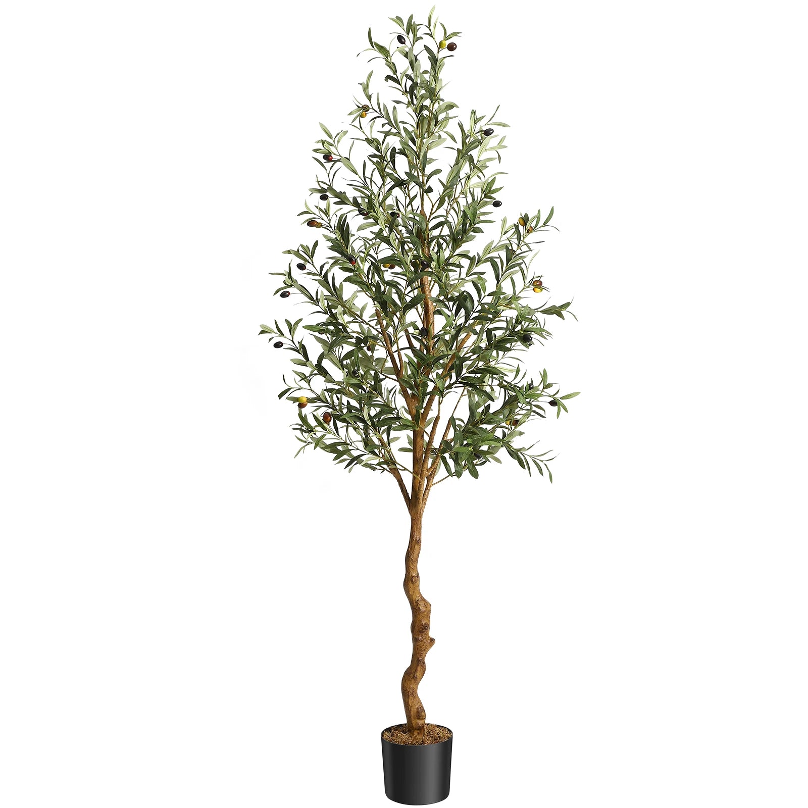 2Pcs Artificial Olive Tree/ 6ft,