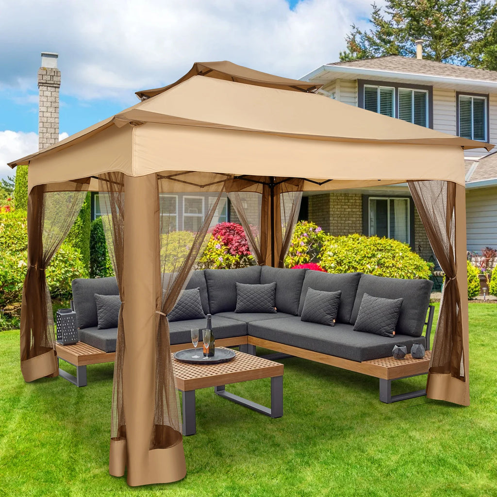 Pop Up Gazebo Canopy Tent with Mosquito Netting