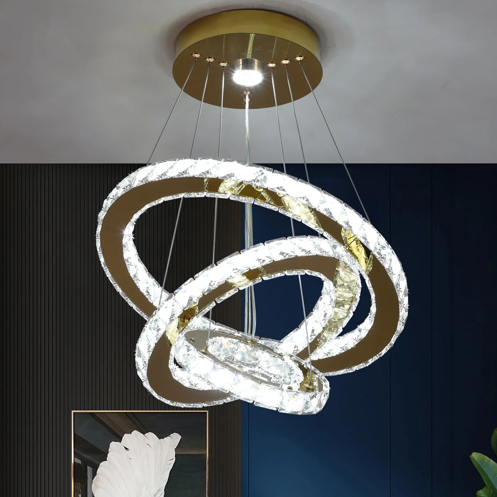 French luxury crystal chandelier For  living room