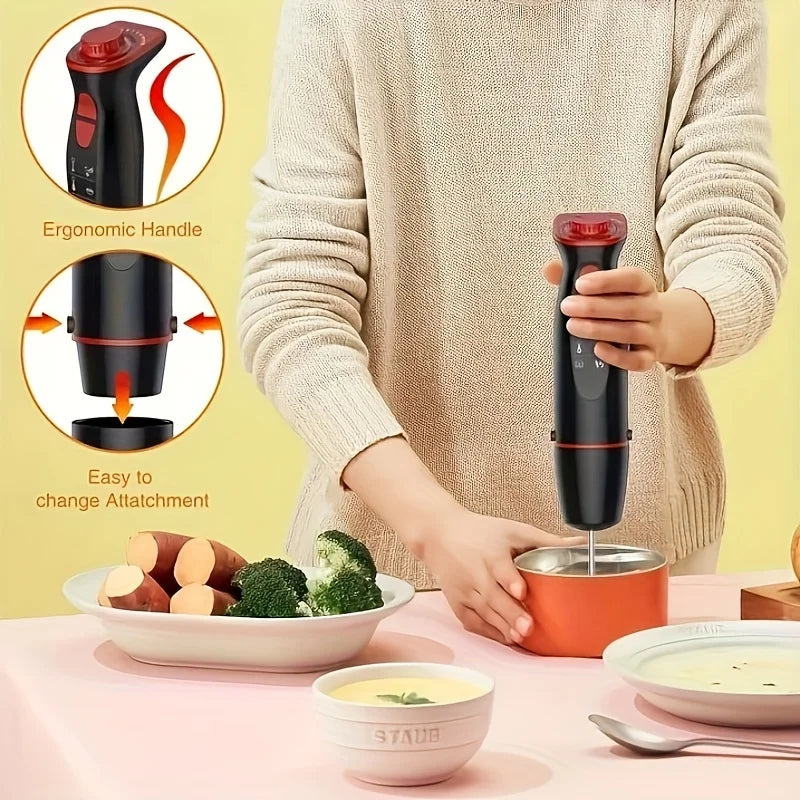 5 piece..12 speed Immersion Hand Blender