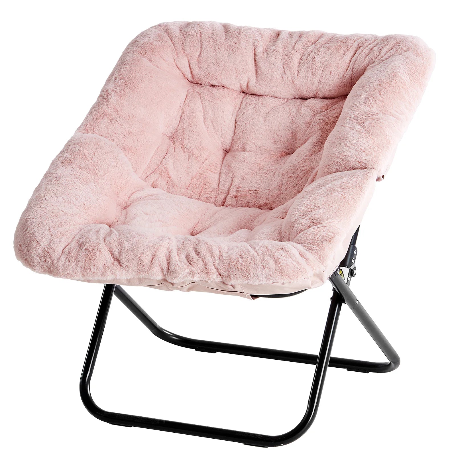 Soft Faux Fur Large Size Folding Lounge Chair