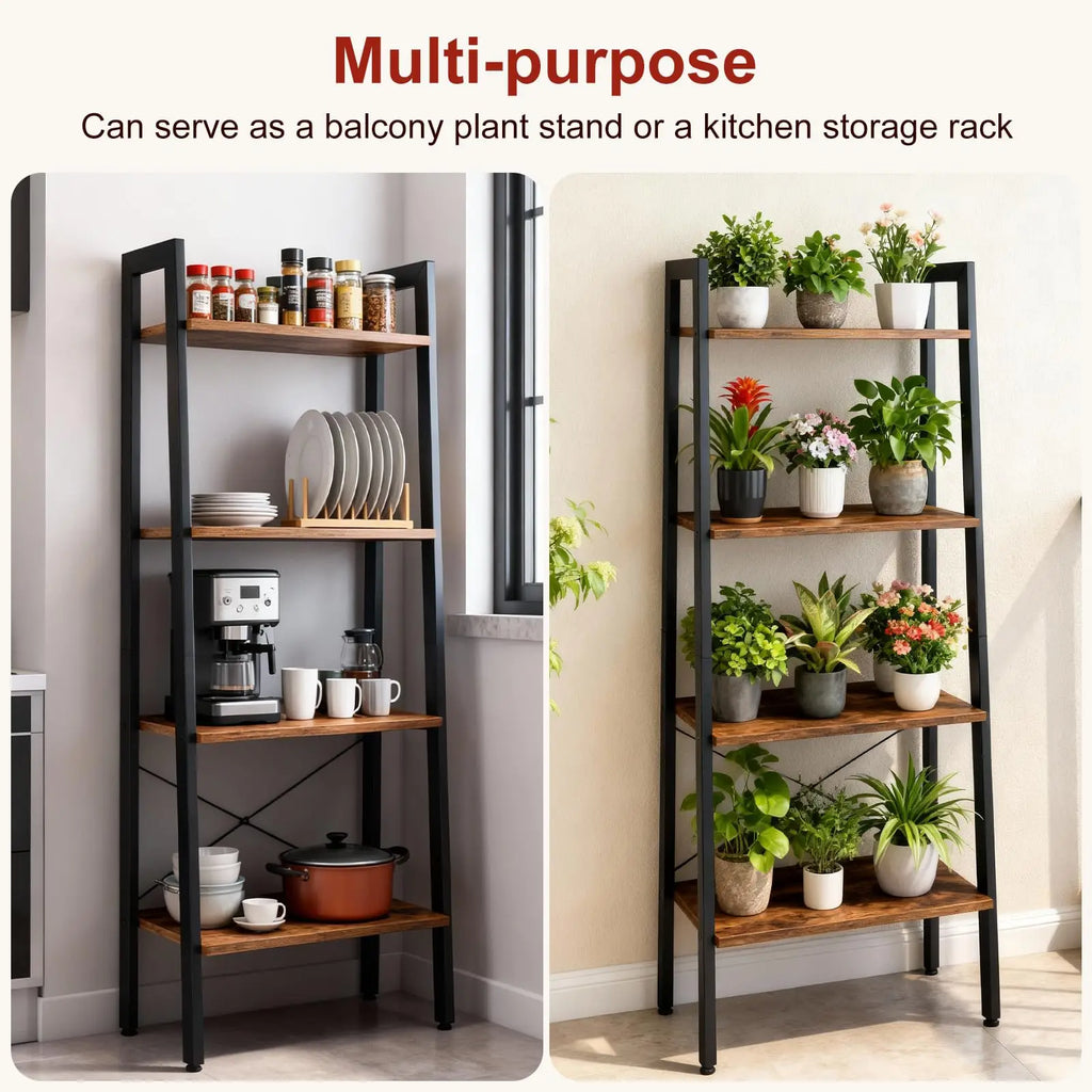 4-Tier Wooden Bookshelf  / Storage Shelf