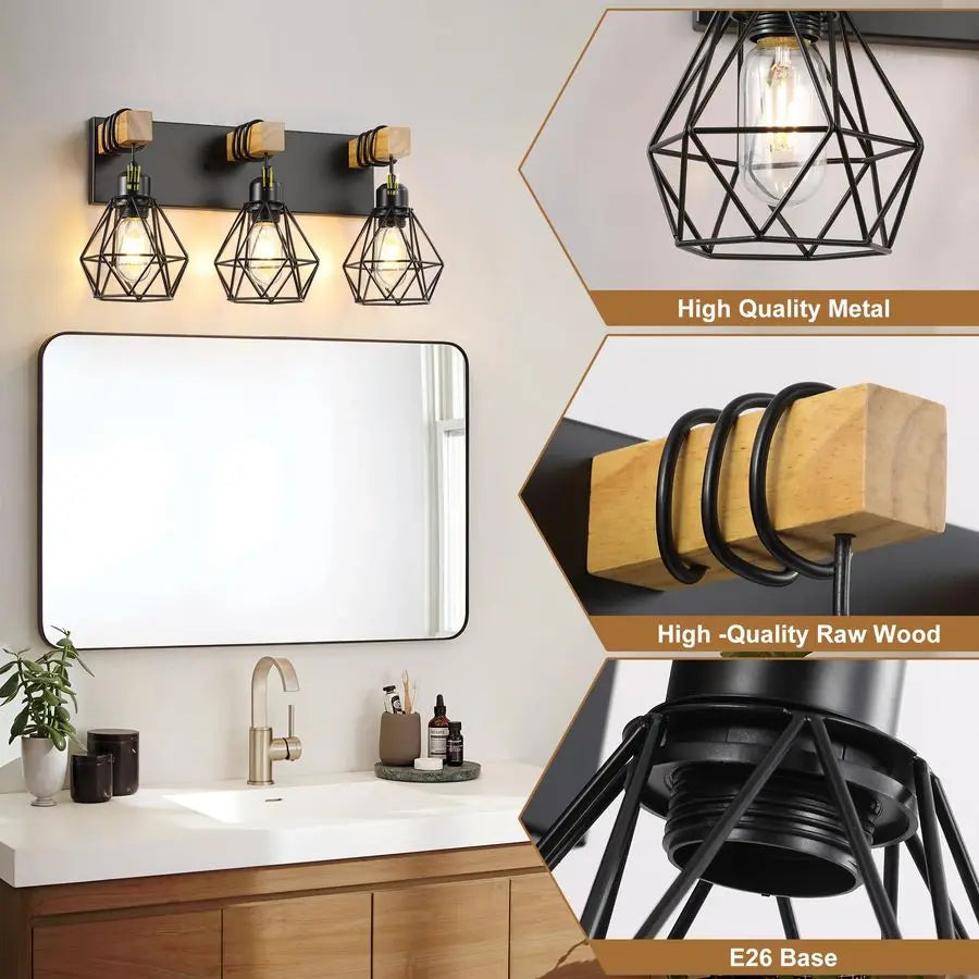 Farmhouse Bathroom Vanity Light Fixtures,