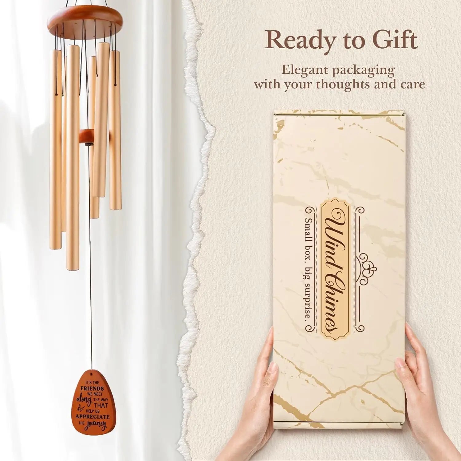 Friendship Wind Chime For Outdoor Decor