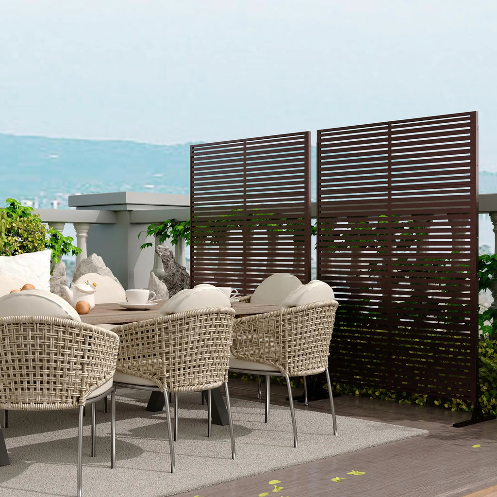 Decorative Wrought Privacy Screen –