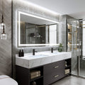 LED Bathroom Mirror with Lights, Anti-Fog,