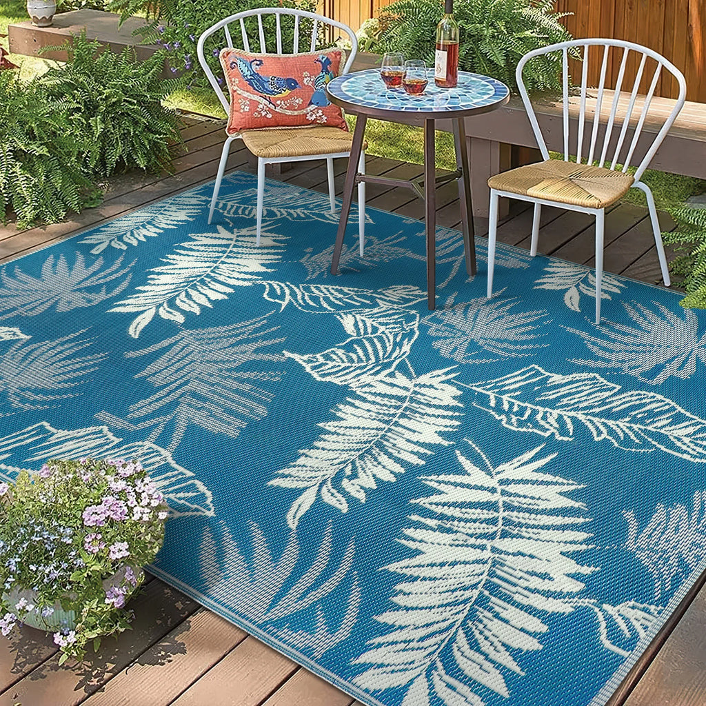 9‘x12' Outdoor Rug Waterproof  Rug Patio Rug Indoor Outdoor