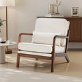 Mid Century Modern Chair Solid Wooden Frame