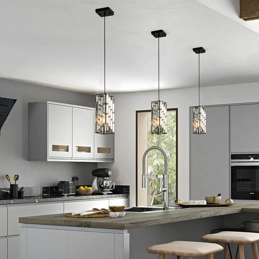 3-Pack Modern Luxury Crystal Pendant Light