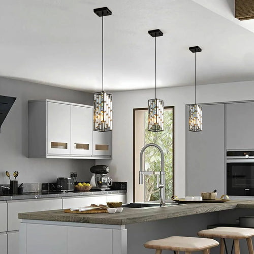 3-Pack Modern Luxury Crystal Pendant Light