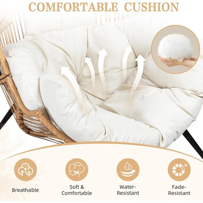 Outdoor Wicker Egg Chair For the Patio