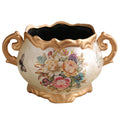 Desktop Flower Arrangement Vase with Handle