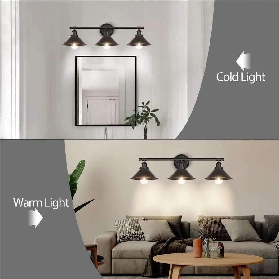 Black Bathroom Vanity Light Fixtures