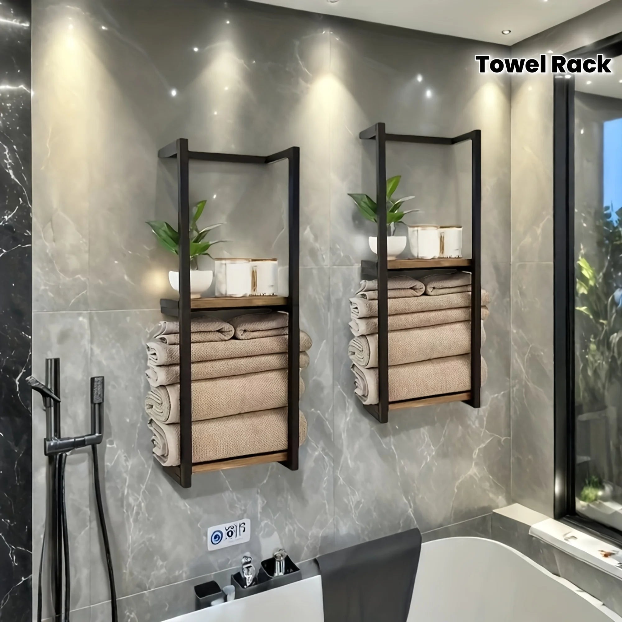 wall-mounted towel rack,For the Bathroom
