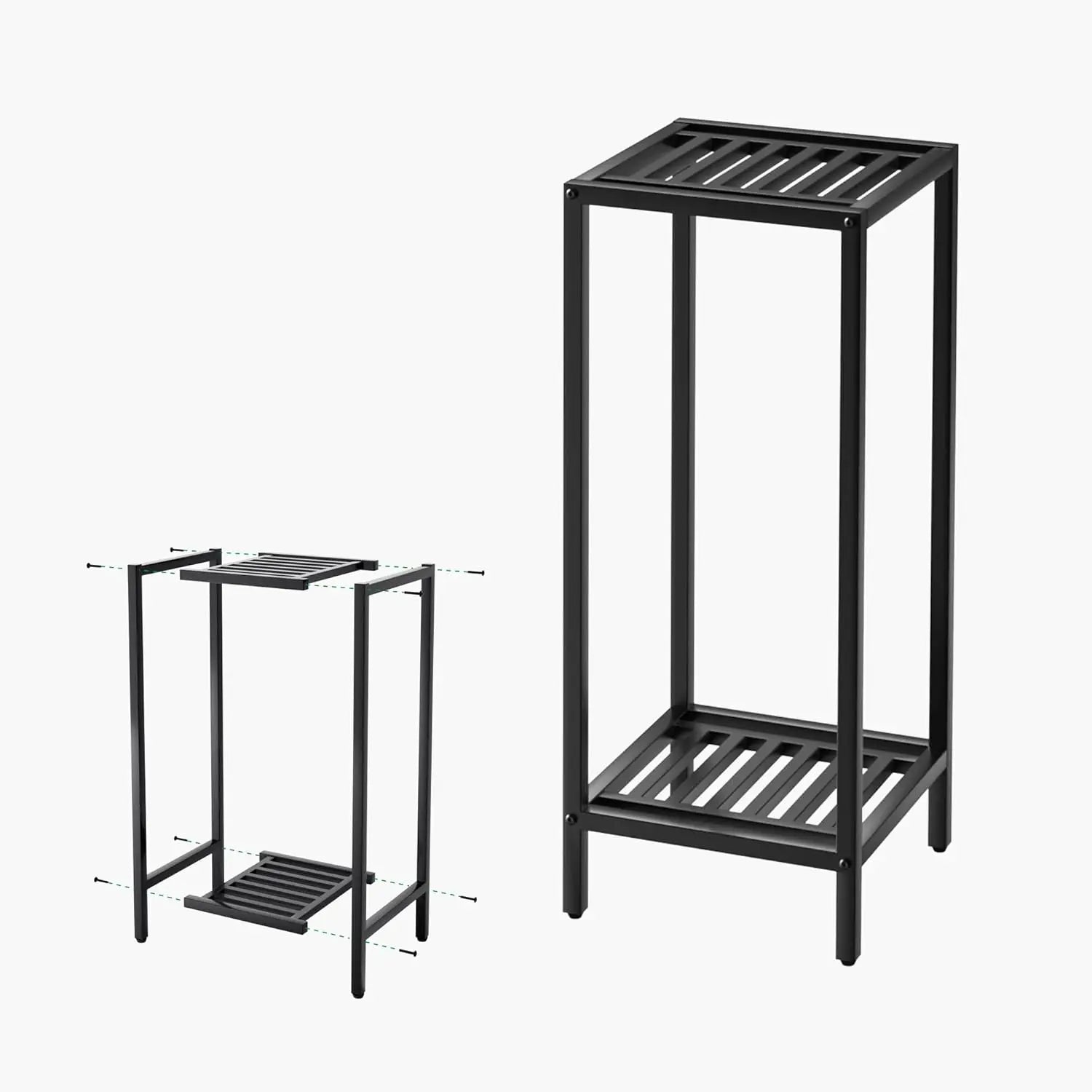 2-Tier 30" Tall Indoor Outdoor Plant Stand,