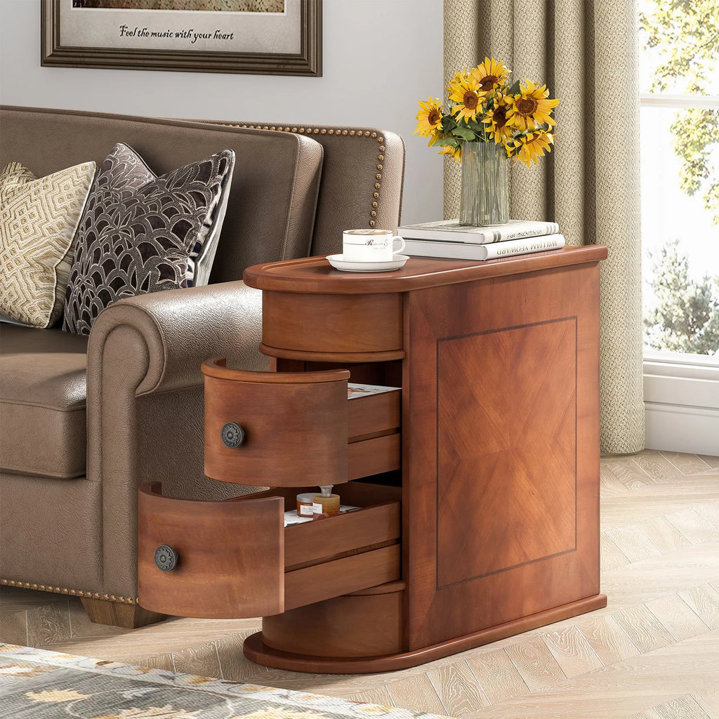 Bedroom Side Table Nightstand with Drawer