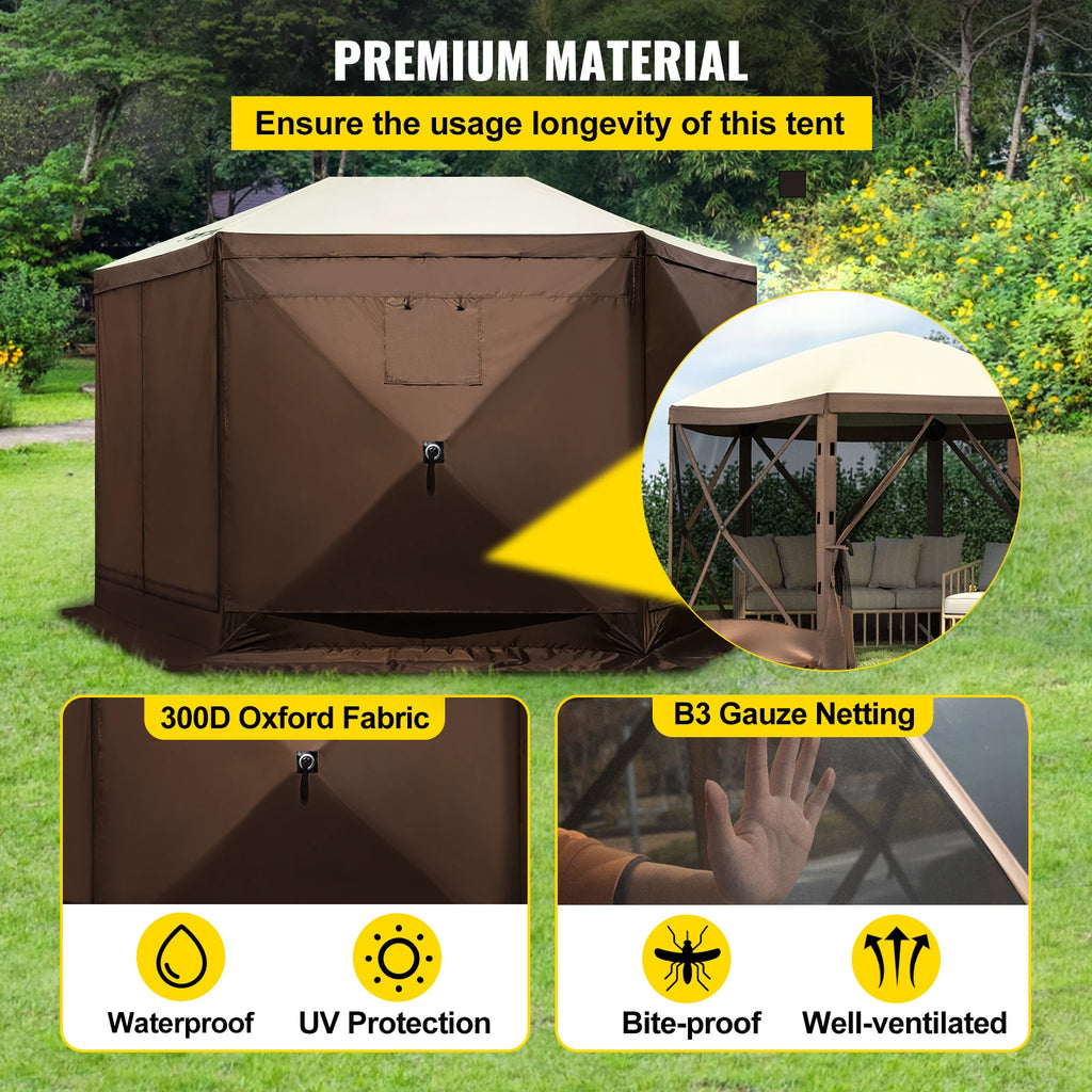 Pop-up Camping Gazebo Canopy Shelter