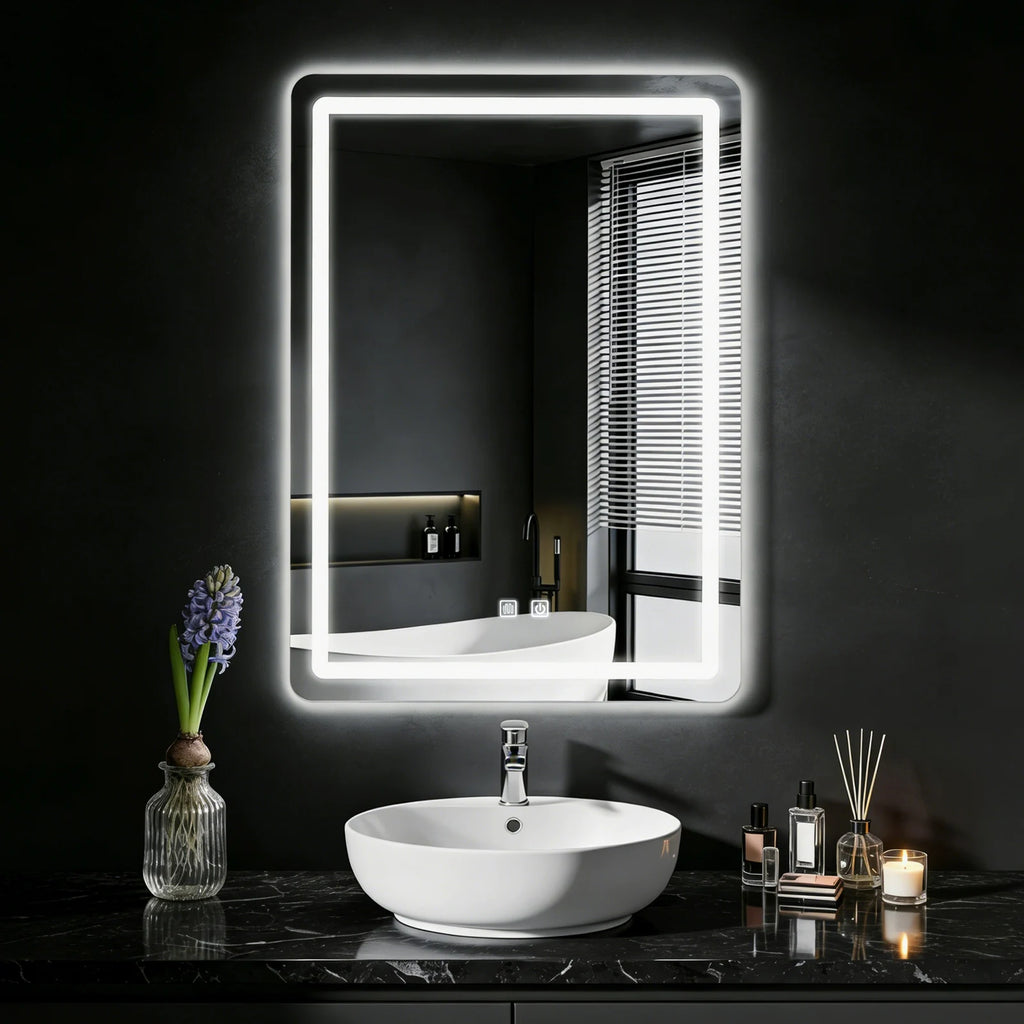 LED Bathroom Mirror Vanity Mirrors with Back lit Lights