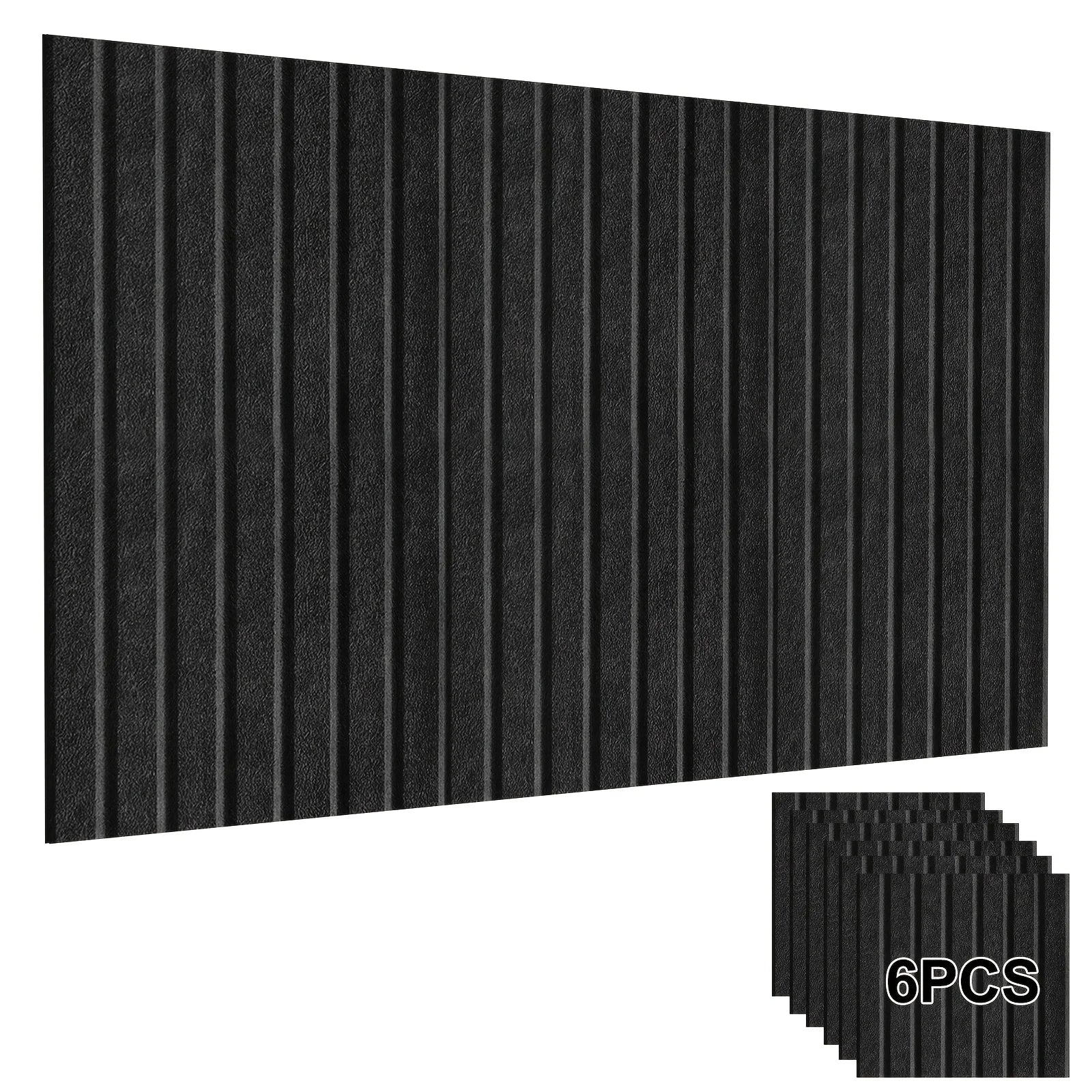 6/12PCS Felt Wall Panel Stickers