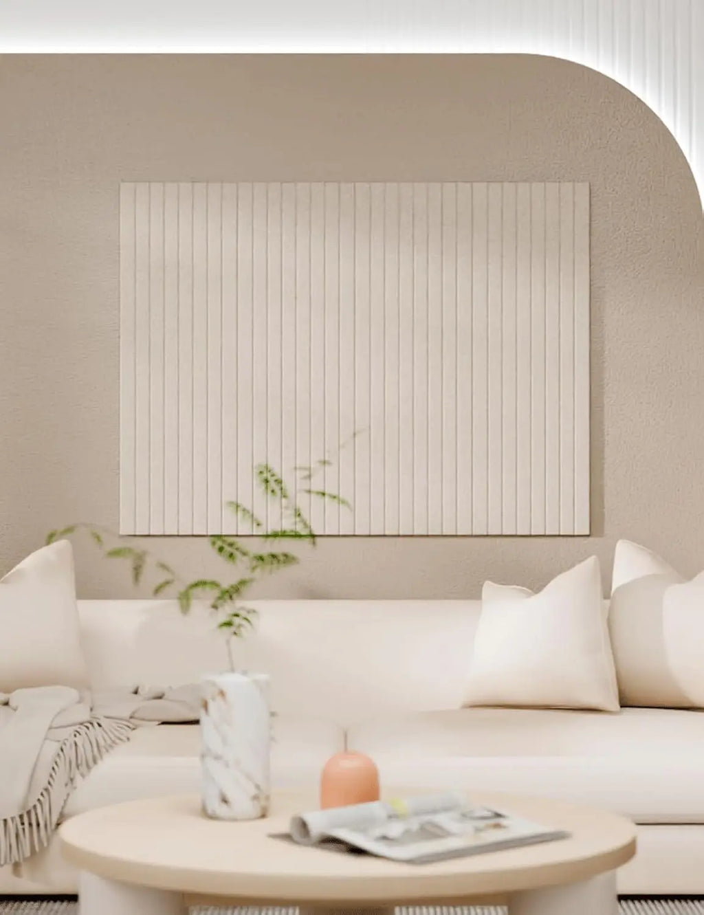 6/12PCS Felt Wall Panel Stickers
