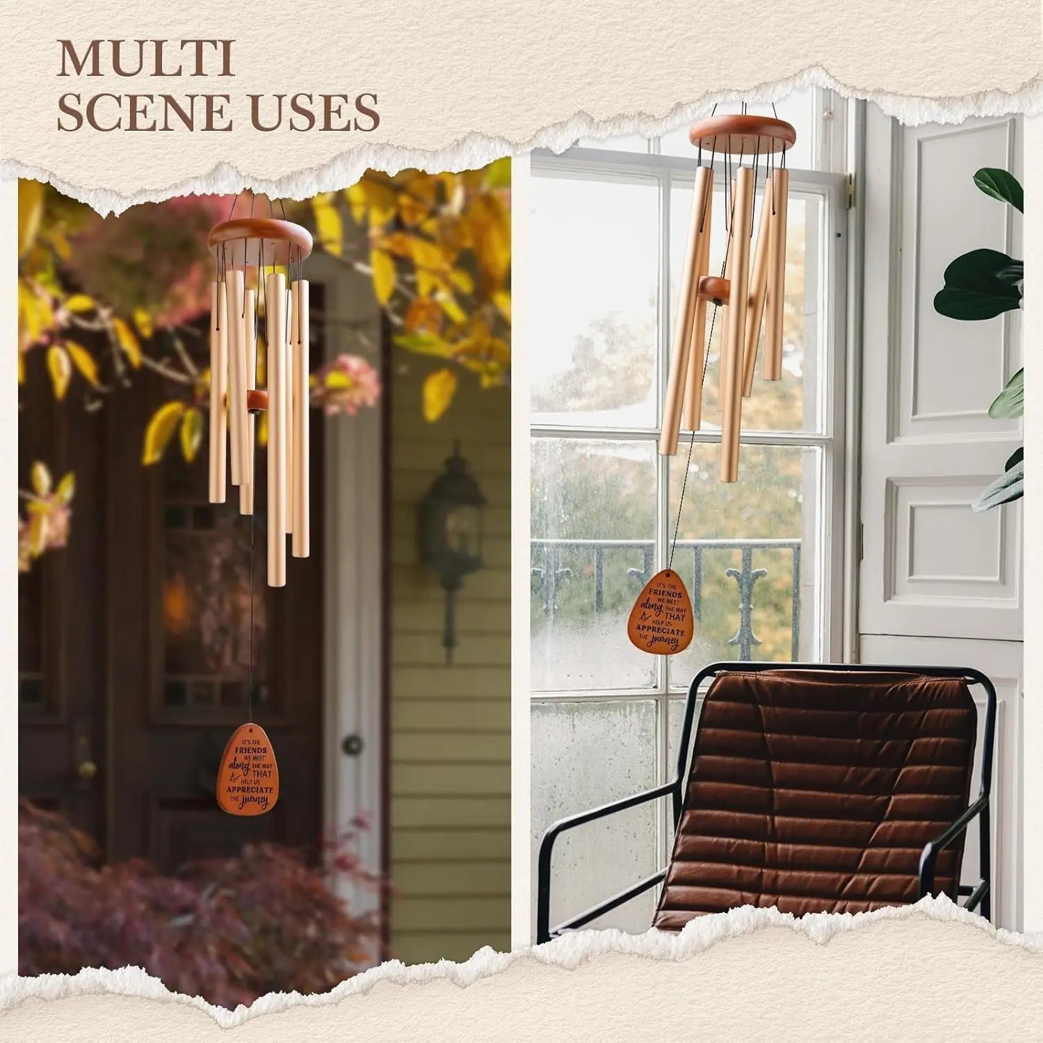 Friendship Wind Chime For Outdoor Decor