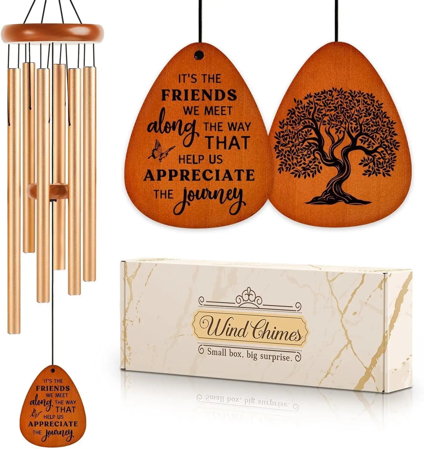 Friendship Wind Chime For Outdoor Decor