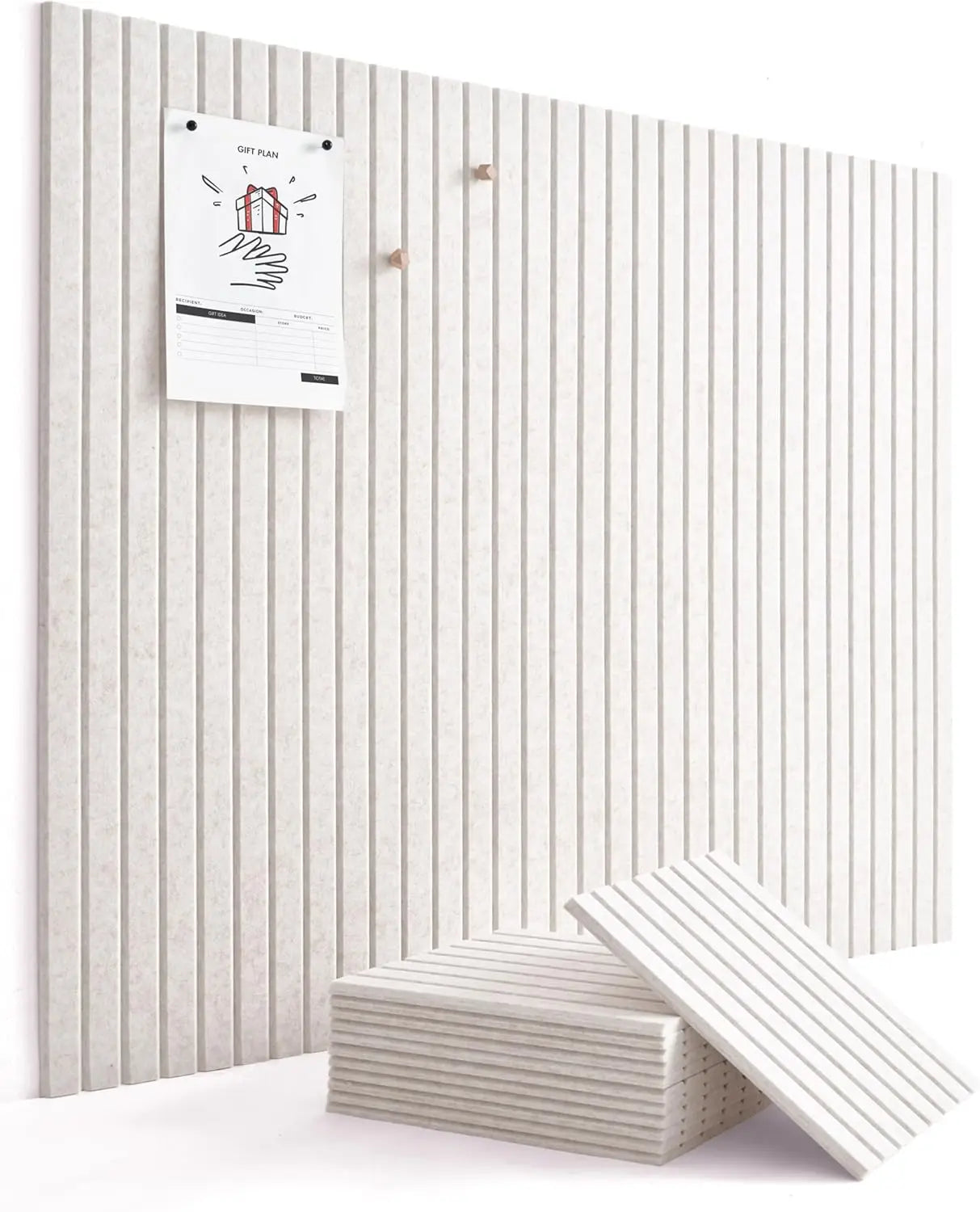 6/12PCS Felt Wall Panel Stickers