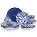 Blue and White Porcelain Tableware Set