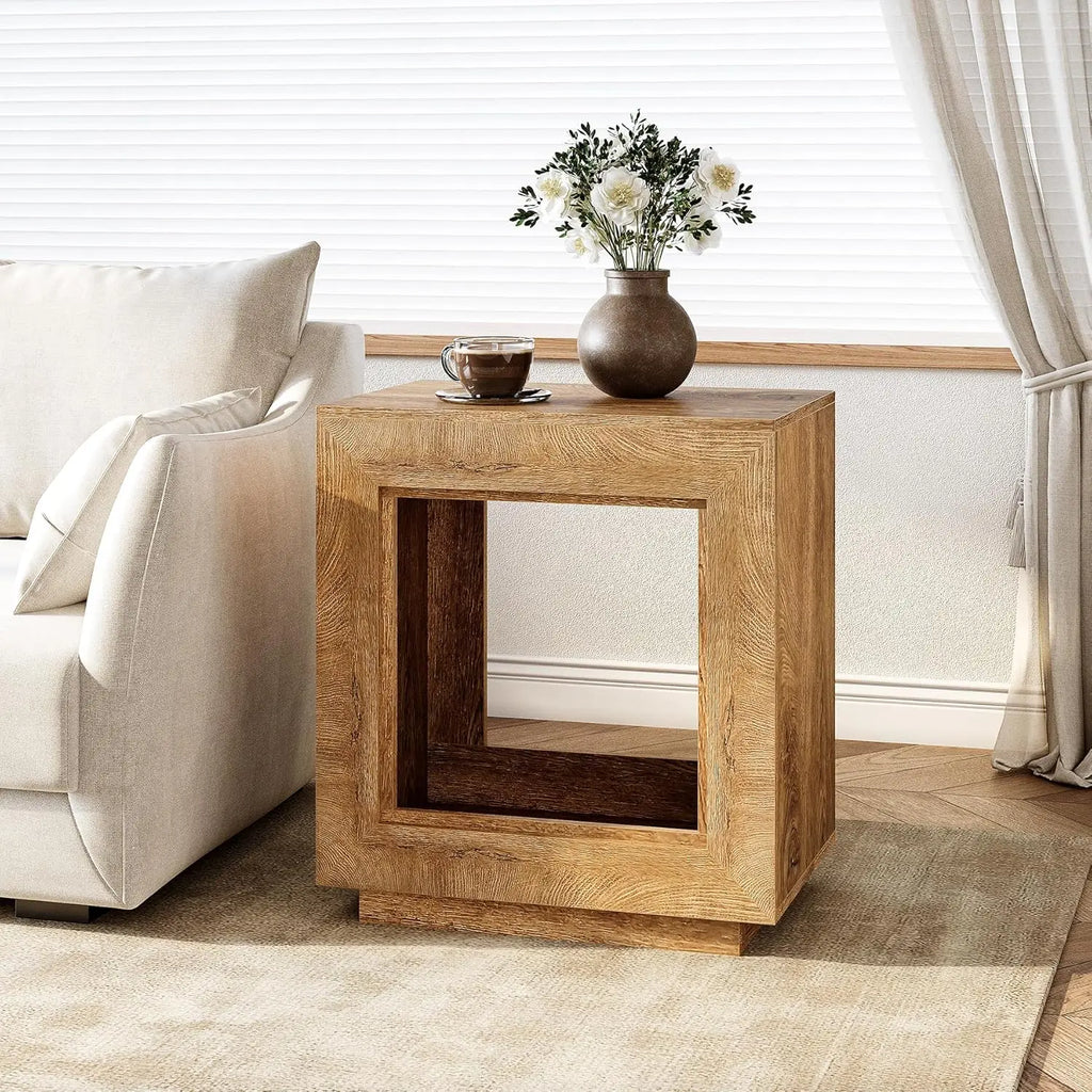 Farmhouse Sofa Side Tables for Living Room