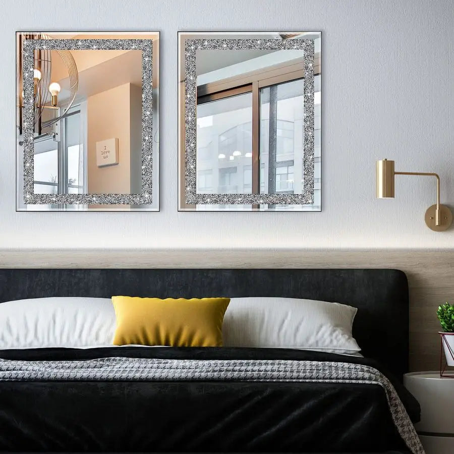 Crystal Crush Diamond,Rectangular Mirror 16x20