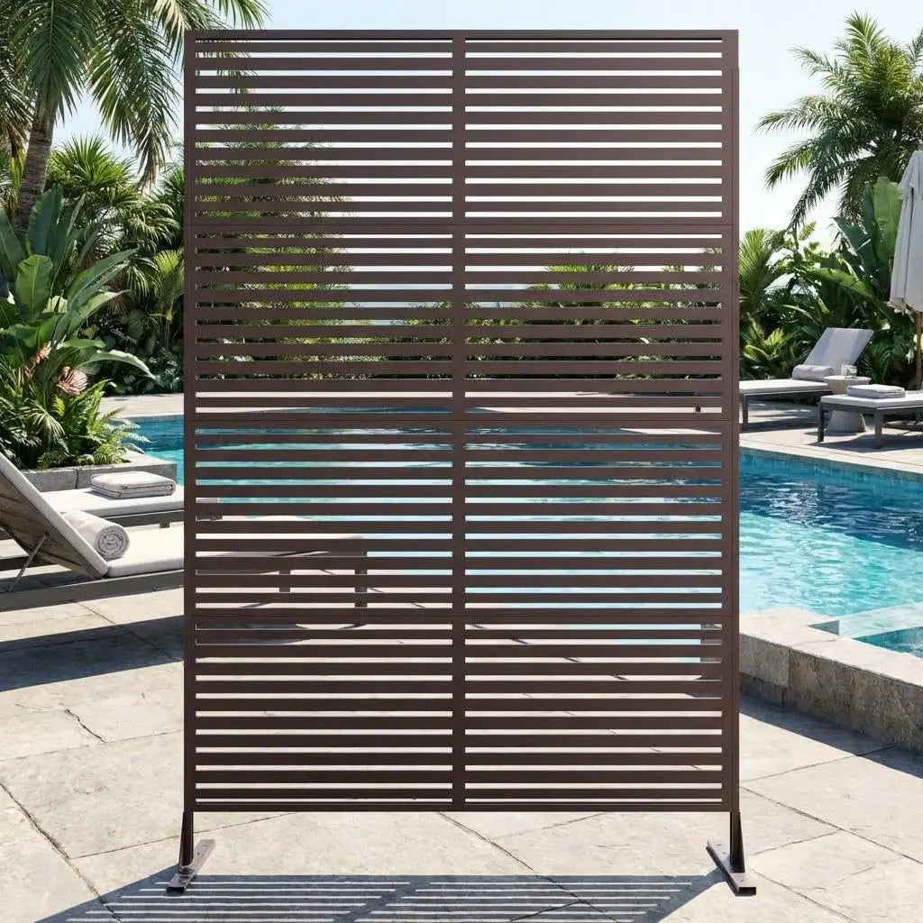 Decorative Wrought Privacy Screen –